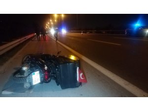 Motosikletten düşen genç hayatını kaybetti