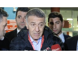 Trabzonspor Kulübü Başkanı Ahmet Ağaoğlu: "Son zamanlarda herkes Trabzonspor’un muhasebesini tutmaya başladı"
