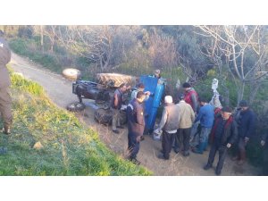 Milas’ta traktör kazası: 2 yaralı