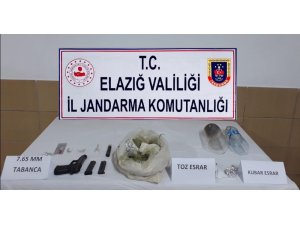 Elazığ’da uyuşturucu operasyonu:1 şüpheli yakalandı