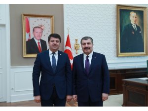 Milletvekili Tutdere, Sağlık Bakanı Koca ile bir araya geldi