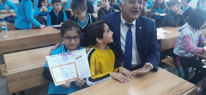 Beypazarı ilçesinde öğrenciler karne aldı