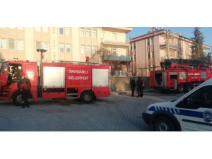 Tavşanlı’da bir evin mutfağında çıkan yangın büyümeden söndürüldü