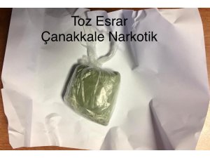 Çanakkale’de uyuşturucu operasyonu: 3 tutuklama