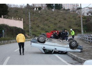 Bu araçtan burnu bile kanamadan çıktı