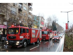 Sobadan çıkan duman itfaiyeyi alarma geçirdi