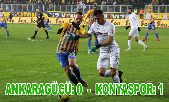 MKE Ankaragücü: 0 - İttifak Holding Konyaspor: 1