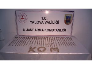 Yalova’da Roma dönemine ait 862 sikke ele geçirildi