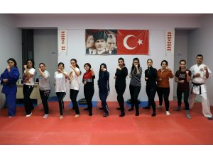 Kadına şiddete karşı yakın savunma eğitimi