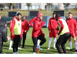 Sivasspor’da neşeli idman