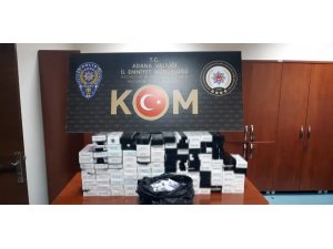 Adana’da kaçak sigara operasyonu