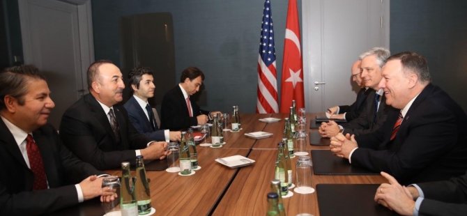 Bakan Çavuşoğlu, ABD’li mevkidaşı Pompeo ile görüştü