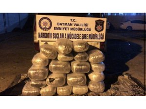 Batman’da bir yılda 2 ton uyuşturucu ele geçirildi
