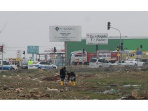 Boş arazide bulunan bilye ile güçlendirilmiş patlayıcı imha edildi