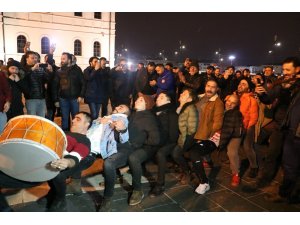 Sivas’ta, Beşiktaş galibiyeti doyasıya kutlandı