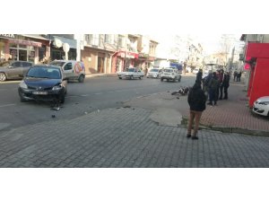 Paket servisi yapan genç ölümden döndü