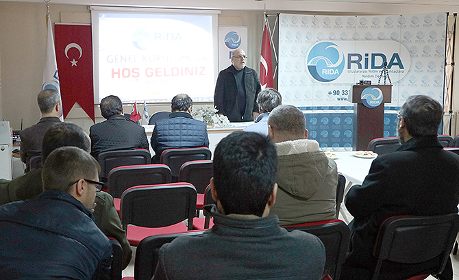 Rida Derneği’nde Genel Kurul yapıldı