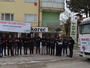 Ilgın'dan İdlib'e yardım tırı yola çıktı