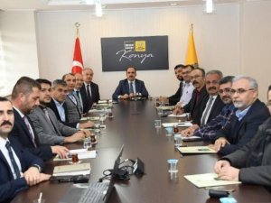 Başkan Altay oda başkanlarıyla metro hattı konusunda istişare etti