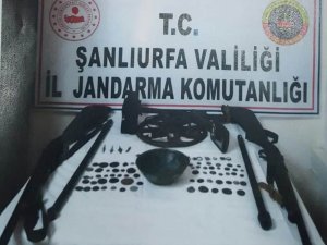 Şanlıurfa’da 104 adet tarihi eser ele geçirildi