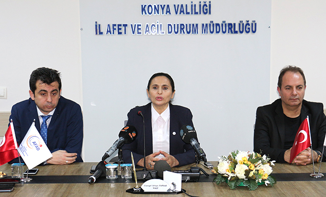 Konya AFAD'da İlk Yardım temalı toplantı