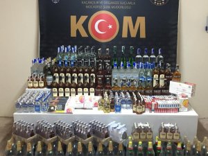 Bursa’da kaçak içki ve sigara operasyonu