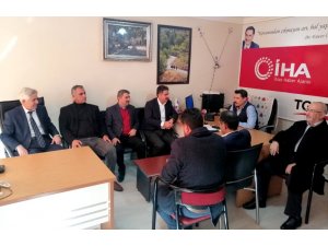 Milletvekili Fırat’tan İHA’ya ziyaret