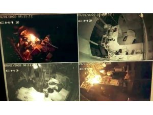 Şarjlı matkap bomba gibi patladı, tezgah savaş alanına döndü
