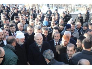 Bakan Soylu, Abdulkerim Çevik’in taziyesine katıldı