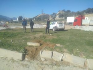 Panik kaza getirdi, 1 yaralı