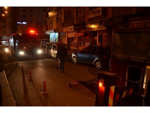 Mangal yaparken balkonu yaktılar