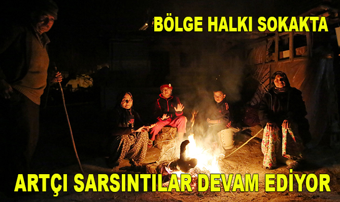 Manisa'da 5,4 büyüklüğündeki depremin ardından 35 artçı sarsıntı meydana geldi