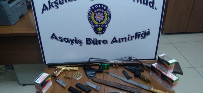 Operasyon düzenlenen galeri cephaneliği aratmadı