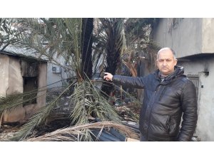 Metruk binadaki yangın mahalleliye korku dolu anlar yaşattı