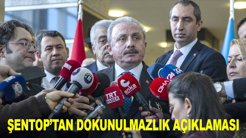 TBMM Başkanı Şentop, Davutoğlu'nun dokunulmazlıkla ilgili açıklamalarını değerlendirdi: