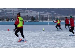 Kars 36 Spor Hoçvan Spor karşılaşması hazırlıklarını sürdürüyor