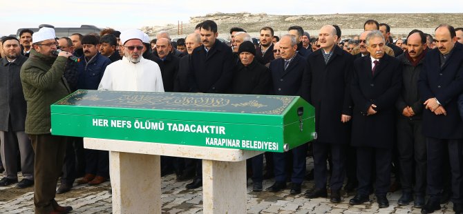 Çevre ve Şehircilik Bakanı Murat Kurum'un amcası Konya'da toprağa verildi