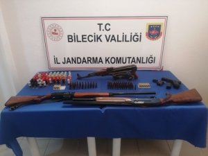 Bilecik’te bir evden cephanelik çıktı