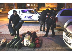 Tokat AFAD ekipleri, Elazığ'daki çalışmalara destek vermek için yola çıktı