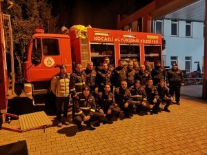 Kocaeli’de ekipler Elazığ’daki deprem için seferber oldu