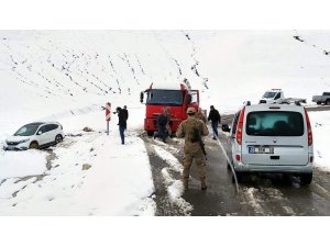 Siirt’te trafik kazası: 1 yaralı