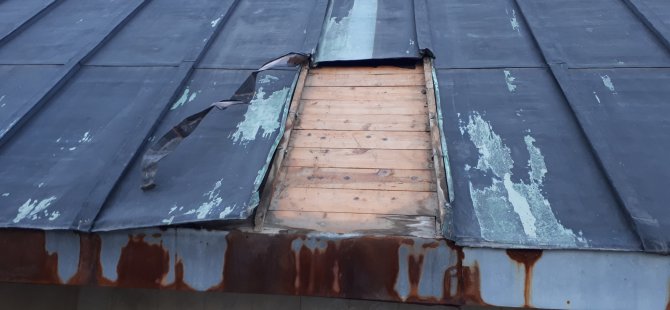 Nallıhan'da camiden bakır levhalar çalındı