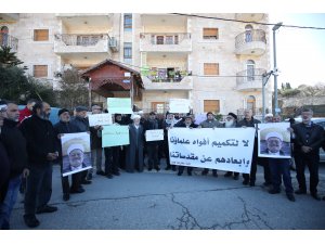 Filistinlilerden Şeyh Sabri ile dayanışma gösterisi