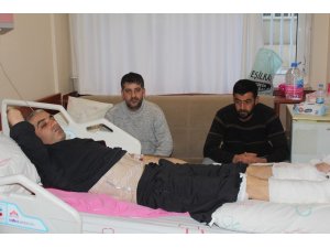 Depremden korktu 2’nci kattan atladı, bacaklarını ve belini kırdı