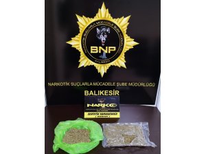 Balıkesir polisinden uyuşturucu operasyonu