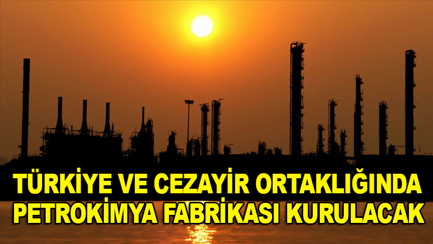 Türkiye ve Cezayir ortaklığında Adana'da petrokimya fabrikası kurulacak