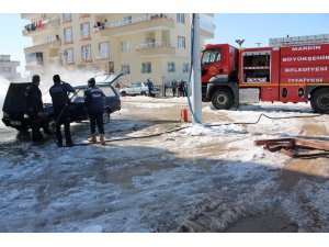 İtfaiyenin erken müdahalesi olası faciayı önledi
