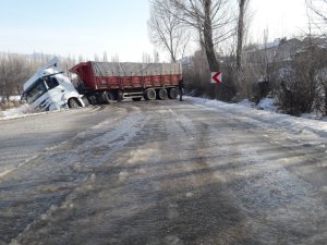 Tokat’ta buzlanma kazalara neden oldu