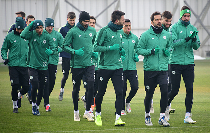 Konyaspor, Antalyaspor maçının hazırlıklarına başladı