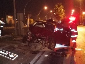 Tarsus’ta trafik kazası: 2 yaralı